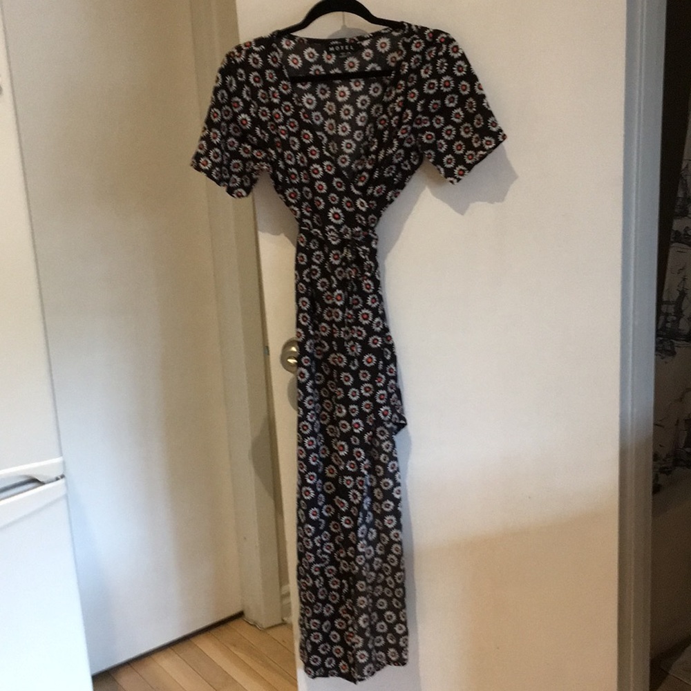 Sunflower Wrap Dress